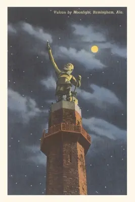 Diario Vintage Vulcan by Moonlight, Birmingham - Vintage Journal Vulcan by Moonlight, Birmingham