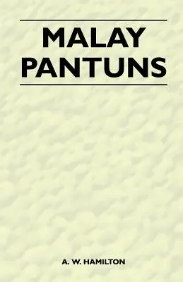 Pantalones malayos - Malay Pantuns