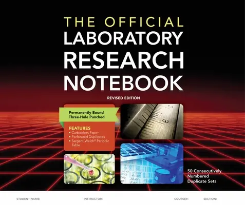 Cuaderno oficial de investigación de laboratorio (50 juegos por duplicado) - The Official Laboratory Research Notebook (50 Duplicate Sets)