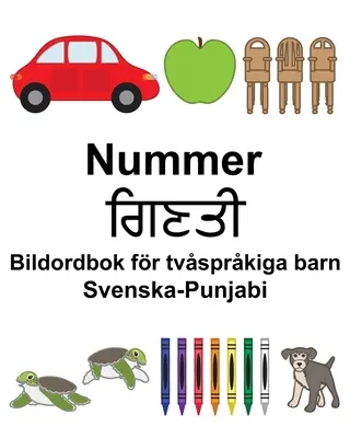 Sueco-Punjabi Number/ਗਿਣਤੀ Diccionario ilustrado para niños bilingües - Svenska-Punjabi Nummer/ਗਿਣਤੀ Bildordbok fr tvsprkiga barn