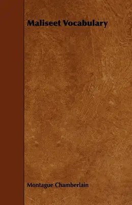 Vocabulario maliseet - Maliseet Vocabulary