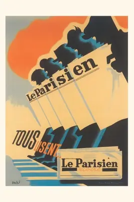 Vintage Journal Cartel para Le Parisien - Vintage Journal Poster for Le Parisien