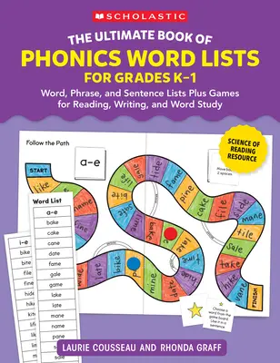 The Ultimate Book of Phonics Word Lists: Grados K-1: Juegos y listas de palabras para leer, escribir y estudiar palabras - The Ultimate Book of Phonics Word Lists: Grades K-1: Games & Word Lists for Reading, Writing, and Word Study