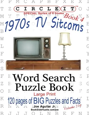 Enciérralo, Comedias de los 70, Libro 4, Sopa de letras, Puzzle Book - Circle It, 1970s Sitcoms Facts, Book 4, Word Search, Puzzle Book