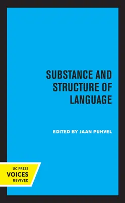 Sustancia y estructura del lenguaje - Substance and Structure of Language