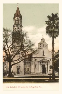 Diario Vintage Cathedral, St. Augustine, Florida - Vintage Journal Cathedral, St. Augustine, Florida