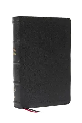 Kjv, Biblia de referencia de una columna, tamaño personal, letra grande, cuero auténtico, negro, letra roja, índice de pulgares, impresión cómoda: Santa Biblia, Reina Valera - Kjv, Personal Size Large Print Single-Column Reference Bible, Genuine Leather, Black, Red Letter, Thumb Indexed, Comfort Print: Holy Bible, King James