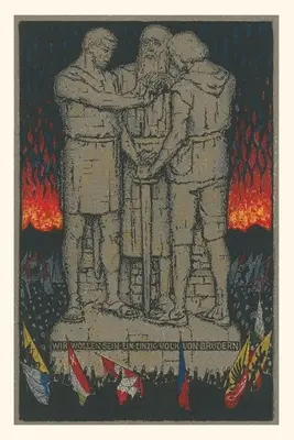 Diario Vintage Estatua de la Hermandad Alemana - Vintage Journal German Brotherhood Statue