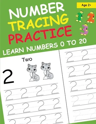 Práctica de trazado de números Aprende los números del 0 al 20 - Number Tracing Practice Learn Numbers 0 to 20