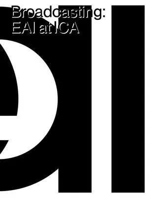 Radiodifusión: Eai en Ica - Broadcasting: Eai at Ica