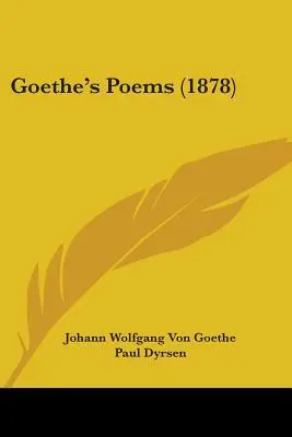 Poemas de Goethe (1878) - Goethe's Poems (1878)