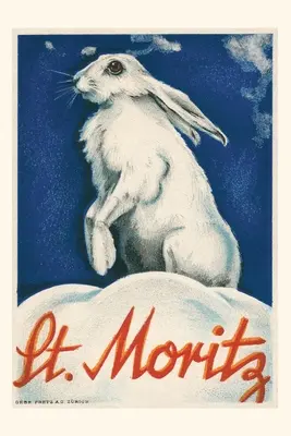 Diario Vintage Rabbit in Snow, St. Moritz - Vintage Journal Rabbit in Snow, St. Moritz