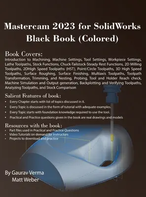 Mastercam 2023 for SolidWorks Libro negro (coloreado) - Mastercam 2023 for SolidWorks Black Book (Colored)