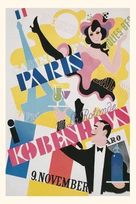 Vintage Journal Cartel para Paris Follies en Copenhague - Vintage Journal Poster for Paris Follies in Copenhagen