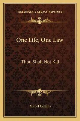 Una vida, una ley: No matarás - One Life, One Law: Thou Shalt Not Kill