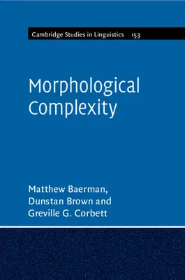 Complejidad morfológica - Morphological Complexity