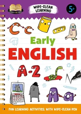 Ayuda con los deberes Early English: Divertidas actividades de aprendizaje con rotulador borrable - Help with Homework Early English: Fun Learning Activities with Wipe-Clean Pen