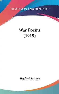 Poemas de guerra (1919) - War Poems (1919)