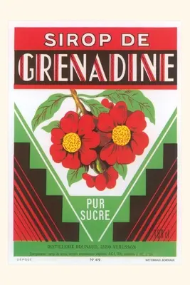 Diario Vintage Jarabe de granadina - Vintage Journal Grenadine Syrup