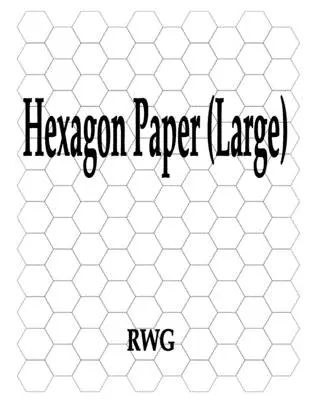 Papel Hexágono (Grande): 100 Páginas 8.5 X 11