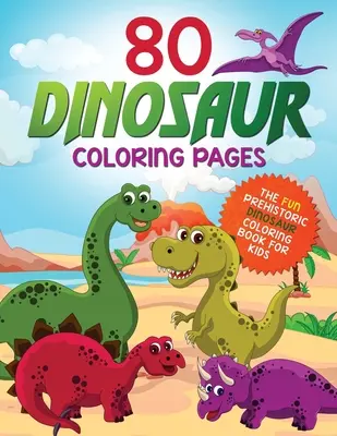 Libro para colorear de Dinosaurios Jumbo - Jumbo Dinosaur Coloring Book