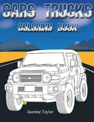 Libro para colorear de Coches y Camiones - Cars Trucks Coloring Book