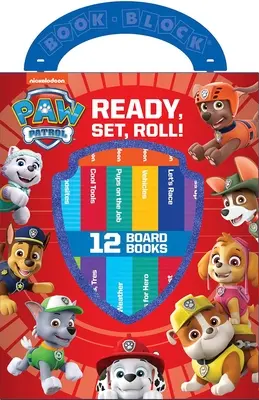 Nickelodeon Paw Patrol: Preparados, listos, ¡a rodar! 12 libros de cartón - Nickelodeon Paw Patrol: Ready, Set, Roll! 12 Board Books