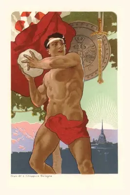 Diario Vintage Italian He-Man Tossing Rock - Vintage Journal Italian He-Man Tossing Rock