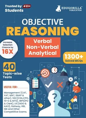 Razonamiento: Verbal, Non Verbal & Analytical Book 2023 (English Edition) - 40 Topic-wise Solved Tests (1300 Solved Questions) with - Reasoning: Verbal, Non Verbal & Analytical Book 2023 (English Edition) - 40 Topic-wise Solved Tests (1300 Solved Questions) with