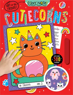 Sticky Notes Cutiecorns Libro para colorear - Sticky Notes Cutiecorns Coloring Book