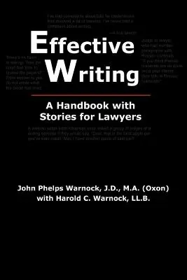 Escritura eficaz: Un manual con historias para abogados - Effective Writing: A Handbook with Stories for Lawyers