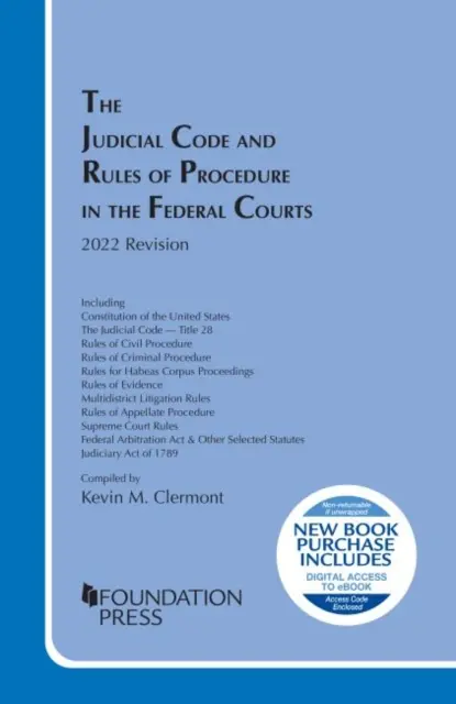 Código Judicial y Reglas de Procedimiento en los Tribunales Federales, Revisión 2022 - Judicial Code and Rules of Procedure in the Federal Courts, 2022 Revision