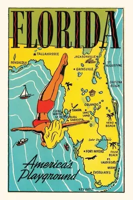 Diario Vintage Florida, America's Playground - Vintage Journal Florida, America's Playground