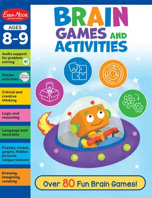 Brain Games and Activities Ages 8 - 9 Libro de ejercicios - Brain Games and Activities Ages 8 - 9 Workbook