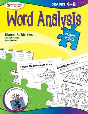 El rompecabezas de la lectura: Análisis de palabras, Grados 4-8 - The Reading Puzzle: Word Analysis, Grades 4-8