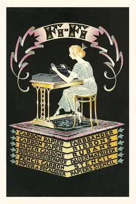 Diario Vintage Secretaria con papel carbón Fi-Fi - Vintage Journal Secretary with Fi-Fi Carbon Paper