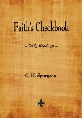 La chequera de la fe - Faith's Checkbook