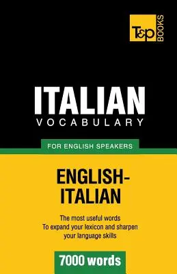 Vocabulario italiano para anglófonos - 7000 palabras - Italian vocabulary for English speakers - 7000 words