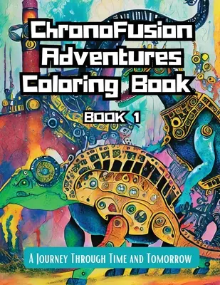 Libro para colorear ChronoFusion Adventures (Libro Uno): Un viaje a través del tiempo y del mañana - ChronoFusion Adventures Coloring Book (Book One): A Journey Through Time and Tomorrow