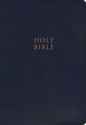 Biblia de consulta CSB en tamaño supergigante, piel azul marino - CSB Super Giant Print Reference Bible, Navy Leathertouch