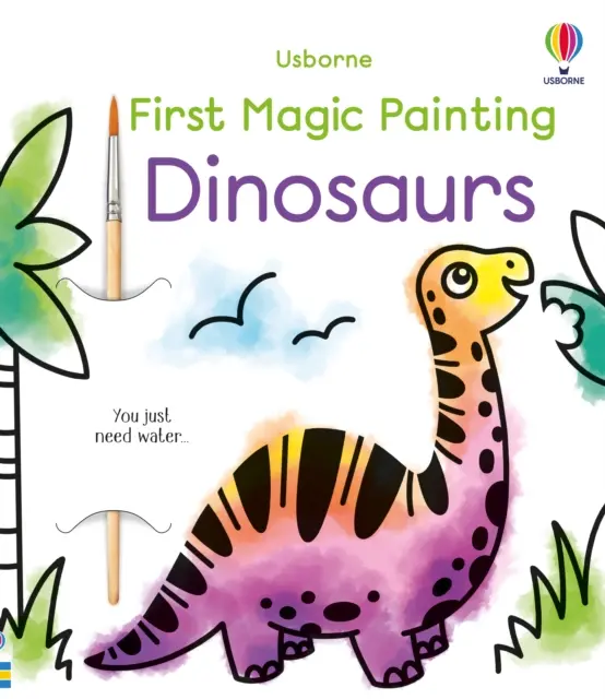 Primer Libro de Pintura Mágica Dinosaurios - First Magic Painting Dinosaurs