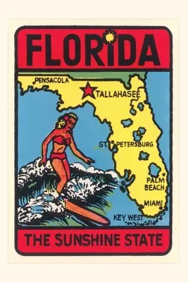 Calcomania Vintage Journal Sunshine State - Vintage Journal Sunshine State Decal