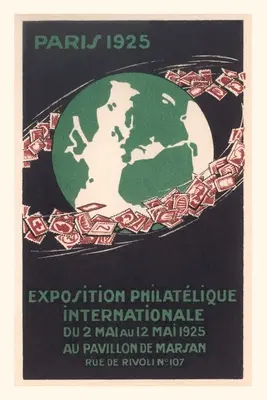 Diario Vintage Paris Stamp Expo Poster - Vintage Journal Paris Stamp Expo Poster