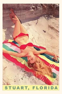 Diario de la vendimia Sonriente belleza de baño, Stuart, Florida - Vintage Journal Smiling Bathing Beauty, Stuart, Florida