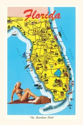 Diario Vintage Florida Tourist Map - Vintage Journal Florida Tourist Map