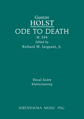 Oda a la Muerte, H.144: Partitura vocal - Ode to Death, H.144: Vocal score