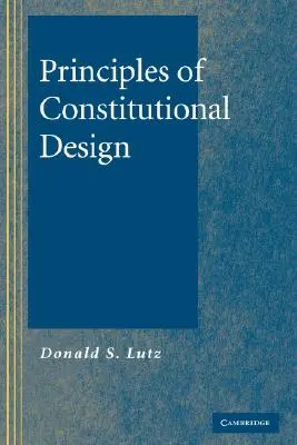 Principios de diseño constitucional - Principles of Constitutional Design
