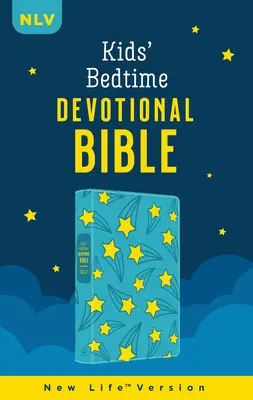 La Biblia devocional para niños: Nlv [Aqua Stars] - The Kids' Bedtime Devotional Bible: Nlv [Aqua Stars]