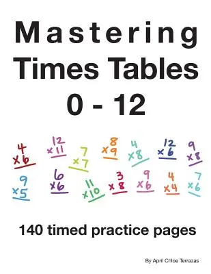 Dominio de las tablas de multiplicar 0 - 12 - Mastering Times Tables 0 - 12