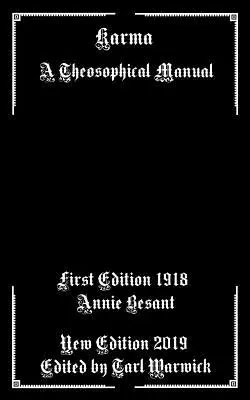 Karma: Un Manual Teosófico - Karma: A Theosophical Manual